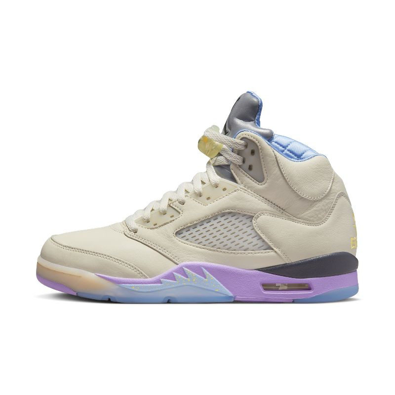 Air Jordan 5 AJ5 白紫色 运动休闲复古潮流高帮篮球鞋DV4982-175