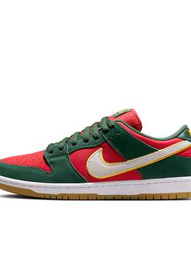 Nike Dunk SB Low 红绿色 男款 低帮 休闲运动板鞋FZ1287-300