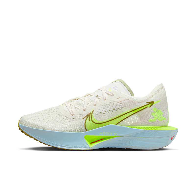 Nike ZoomX Vaporfly 3 白黄色 女款 低帮跑步鞋HQ3464-143