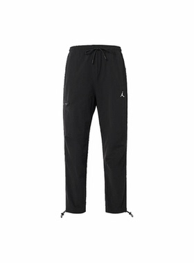 Jordan Essential 黑色 男款 印花LOGO 休闲长裤DQ7510-010