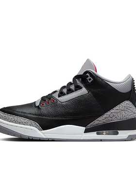 Air Jordan 3 黑色 男子 运动休闲复古潮流高帮篮球鞋 DN3707-010