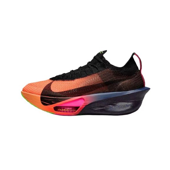 Nike ALphafly 3 橙黑色 男款 低帮 马拉松跑步鞋IO9573-800 - 实物图