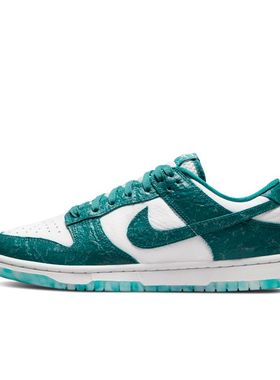 Nike Dunk Low 蓝色女子运动休闲舒适百搭复古低帮板鞋DV3029-100