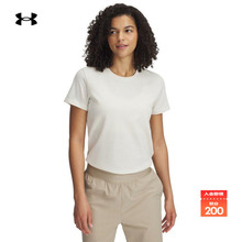 安德玛官方UA春夏Branded女子高克重运动休闲短袖T恤1389745