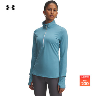 T恤1379349 2拉链跑步运动长袖 安德玛官方UA秋冬Launch Pro女子1