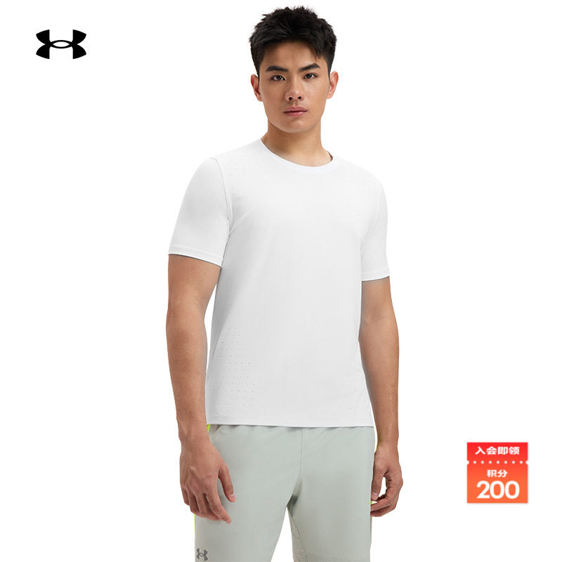 安德玛男子弹性灵活短袖T恤