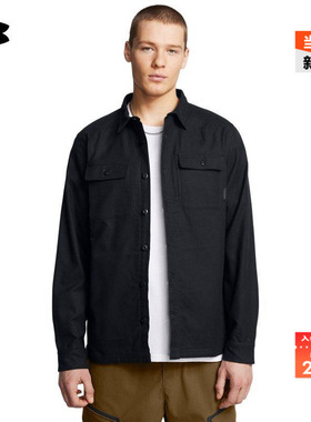 安德玛官方UA秋冬Expanse男子法兰绒户外运动衬衫1387000