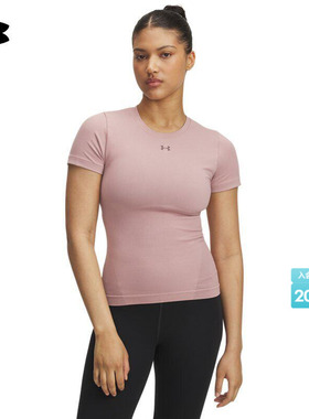 安德玛官方UA Vanish Seamless女子针织训练健身短袖T恤6000642