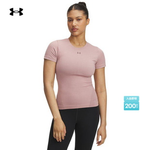 T恤6000642 Seamless女子针织训练健身短袖 安德玛官方UA Vanish