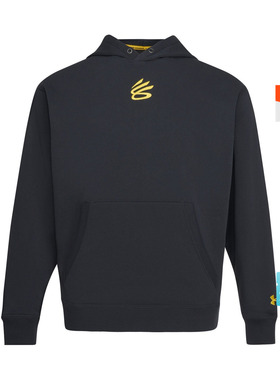 安德玛官方UA春夏库里CURRY男子印花篮球运动连帽卫衣6014297