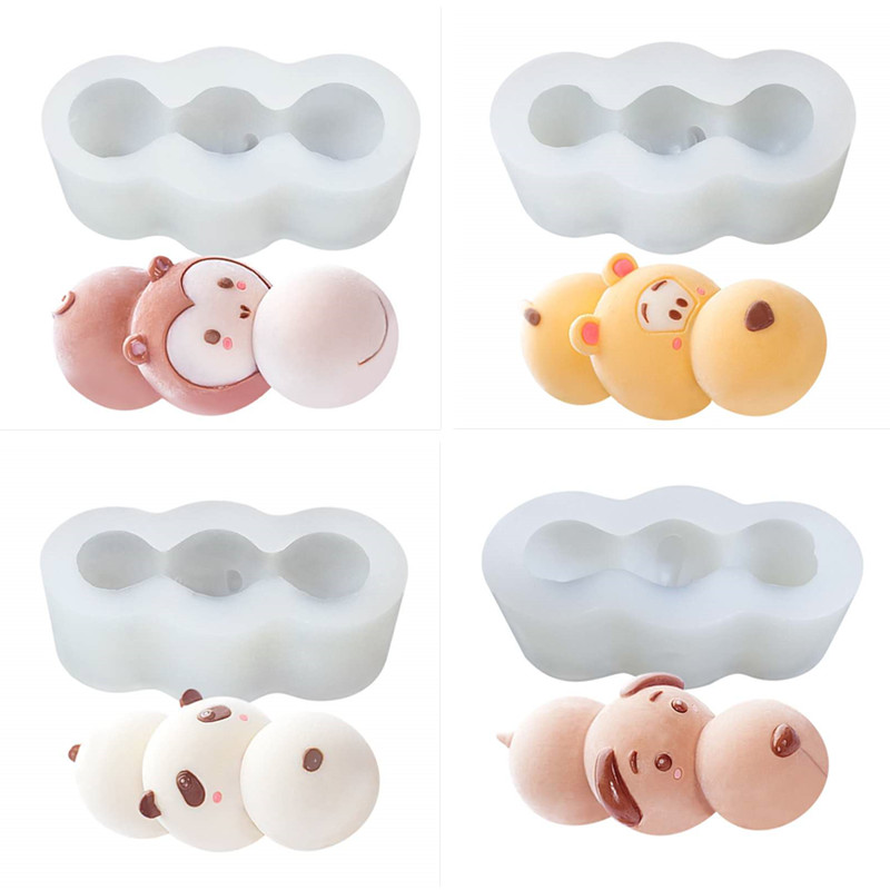耐高温易脱模卡通沙皮狗慕斯模具