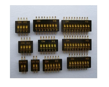 台湾进口KE 拨码开关拨动开关四位贴片4p 4脚1.27MM DSHP04TSGER
