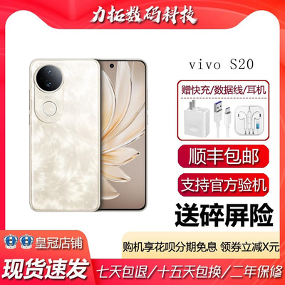 vivo S20 轻薄超美直屏5G旗舰 防畸变柔光自拍 长续航智能手机