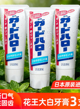 花王制造大白牙膏日本原装进口正品含氟成人薄荷清新亮白2025热卖