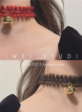 VIWEI氛围感满满三色铃铛锁骨链