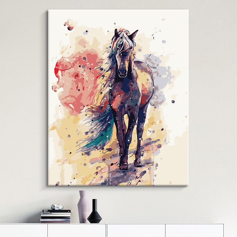 icisiondiy数字油画油彩画填色