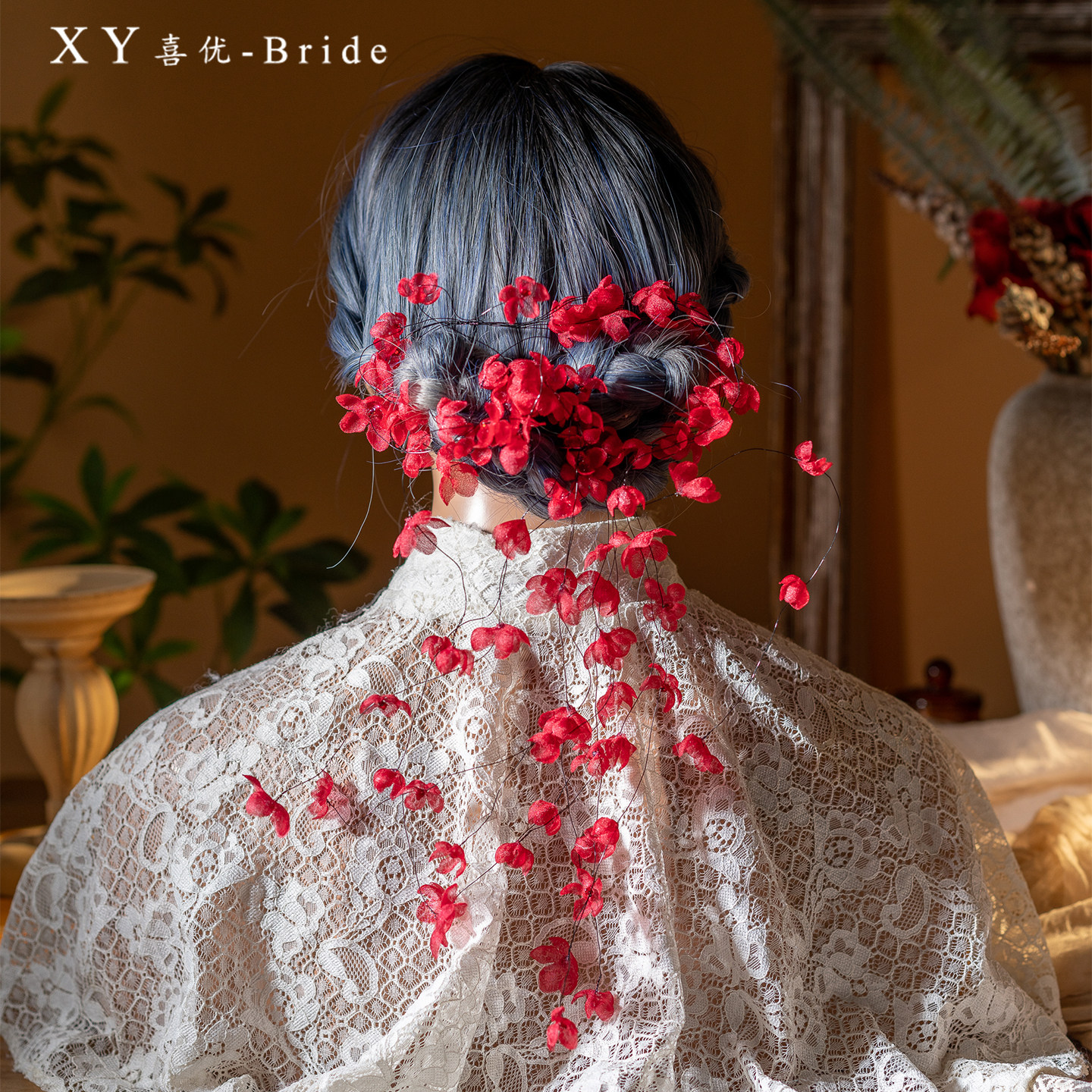 喜优新款酒红色花朵流苏新娘复古婚礼婚纱旅拍写真发饰结婚头饰,饰品/流行首饰/时尚饰品新,发饰,淘宝优惠券,粉丝福利购,淘宝优惠卷