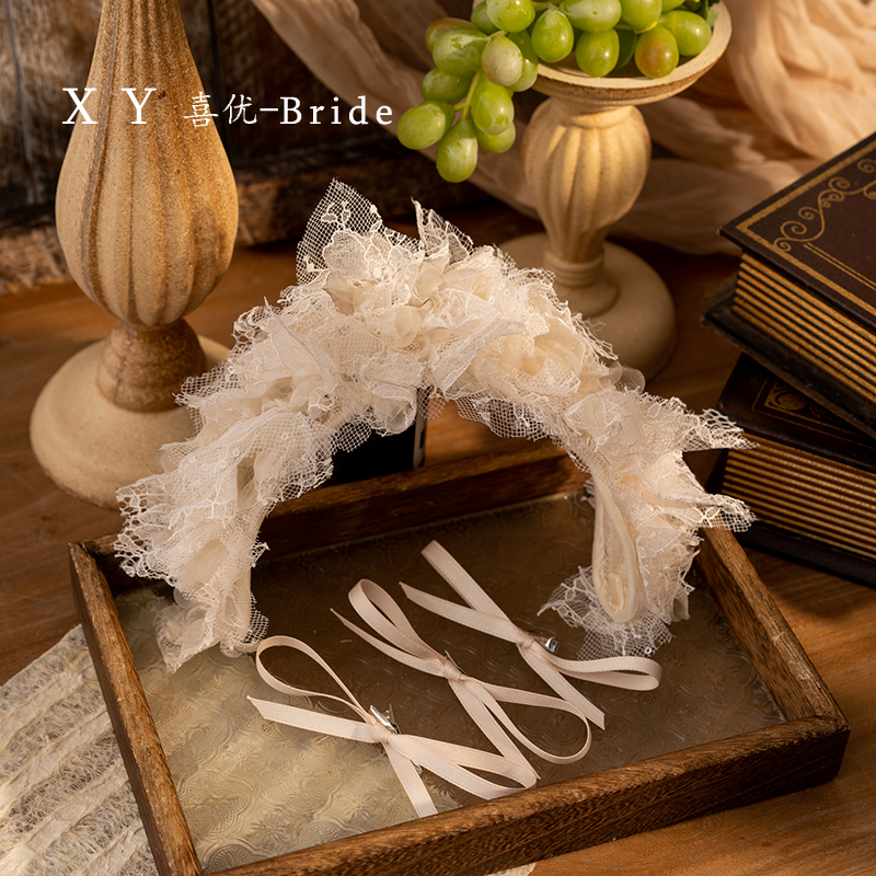 喜优新娘饰品皇冠高端大气复古气质摄影样片婚纱礼服发饰