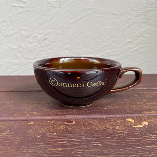 日本 有田烧 陶瓷咖啡杯 Connect Coffee联名款 拿铁拉花对流杯