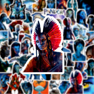 115张阿凡达3火与烬电影周边贴画笔记本电脑保温杯旅行箱手机贴纸