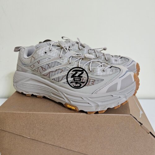HOKA ONE ONE Mafate Three2 GRID JP徒步登山灰米色 1172370-RLN