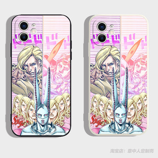 jojo飙马野郎大总统D4c周边手机壳适用iphone17硅胶vivo苹果16小米15红米k90华为pura80全包oppo一加ace6三星