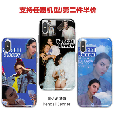 适用kendall jenner肯豆手机壳oppoRealmeX50pro同款reno2z/ACE套a83