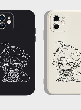 简约游戏枫原万叶周边手机壳适用iphone16proma硅胶vivoiqoo12苹果13小红米k60华为pura70oppo一加11黑鲨三星