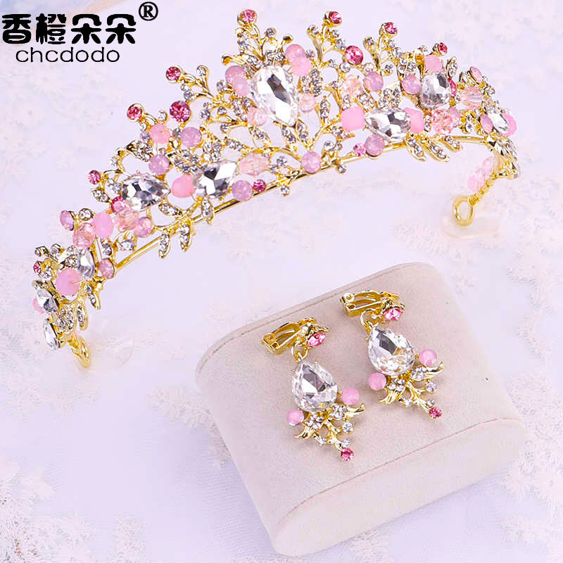 儿童皇冠头饰公主耳夹耳环套装女孩大气王冠女童发卡发箍发饰发夹,童装/婴儿装/亲子装,发饰,淘宝优惠券,粉丝福利购,淘宝优惠卷