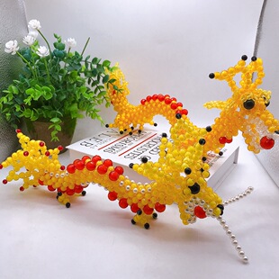 成品手工编织生肖龙 钱锁配饰小龙人钥匙扣挂饰配饰龙年礼物