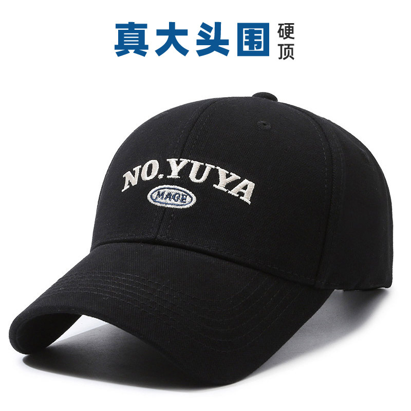 大码棒球帽男女大头围鸭舌帽硬顶图片