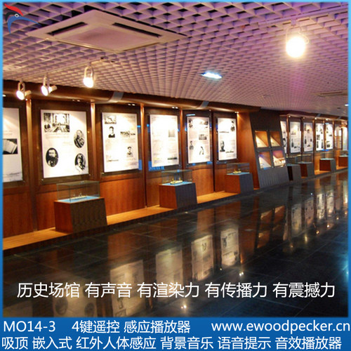 企业文化宣传讲解 引导播放器 代替人工宣传讲音响开发票MO14-3
