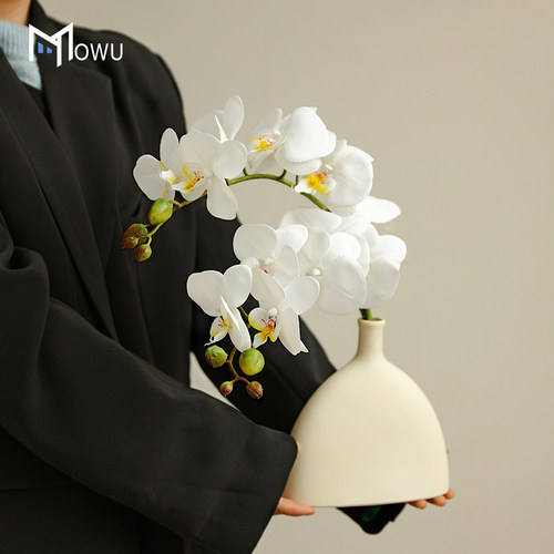 轻奢高端插花陶瓷餐桌摆件