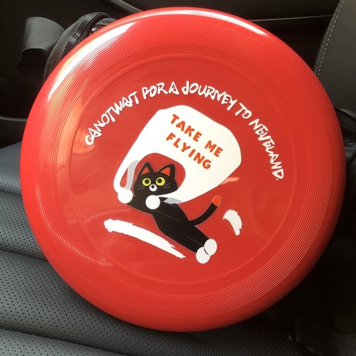 红色飞猫趣味飞盘PE材质极限飞盘成人专业标准飞碟可回旋