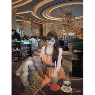 复古名媛镂空设计感短裙显瘦雪纺连衣裙 典雅莫兰 With 99jiu