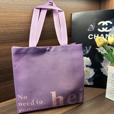 肩背无纺布袋时尚简约女装服装店手提袋子环保逛街购物袋包装袋子
