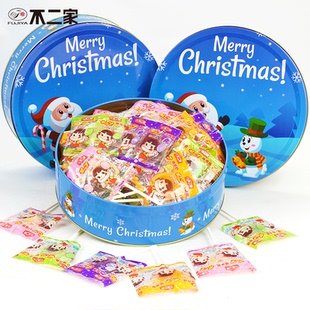 不二家果味棒棒糖春节年货糖果水果糖礼盒50支送朋友同学生日礼物