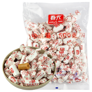 海南特产 春光传统特浓椰子糖 海南椰子糖传统特浓椰子硬糖500g