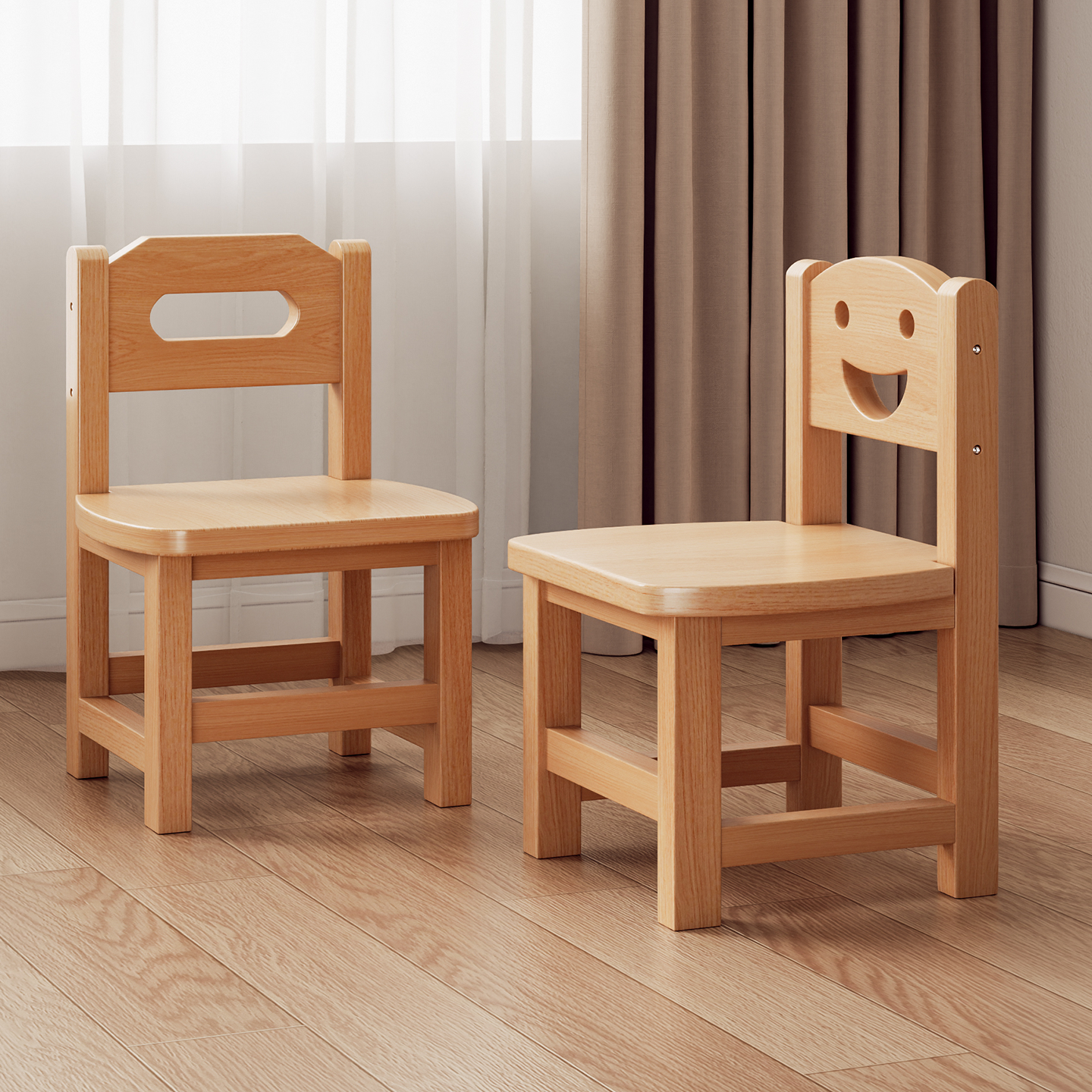 实木矮凳靠背小凳子客厅儿童坐凳沙发凳原木风凳子简约木凳小板凳,住宅家具,矮凳,淘宝优惠券,粉丝福利购,淘宝优惠卷