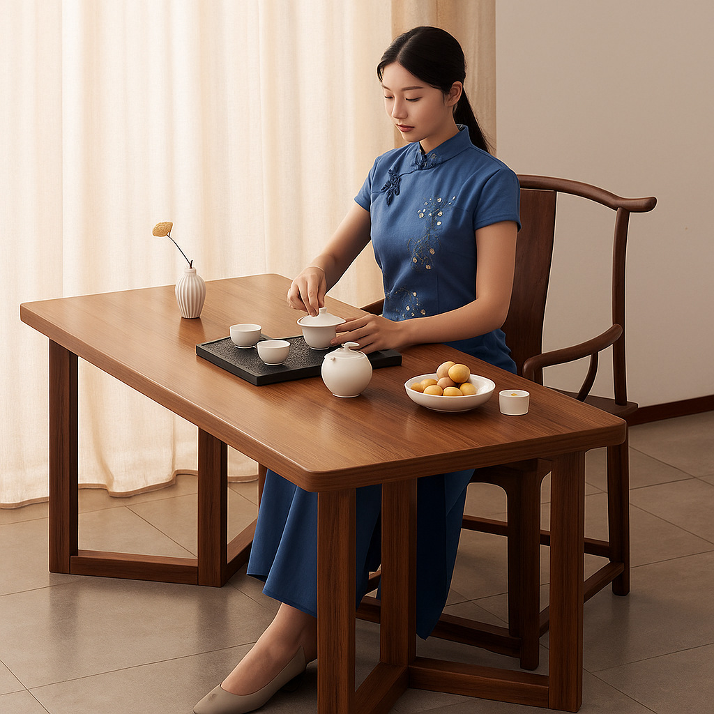 茶桌茶台现代简约新中式家用客厅