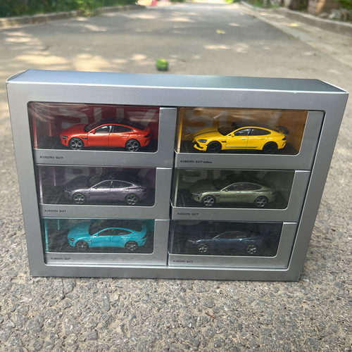 1:64原厂小米SU7  YU7合金汽车模型 XIAOMI 回力车模摆件装饰礼品