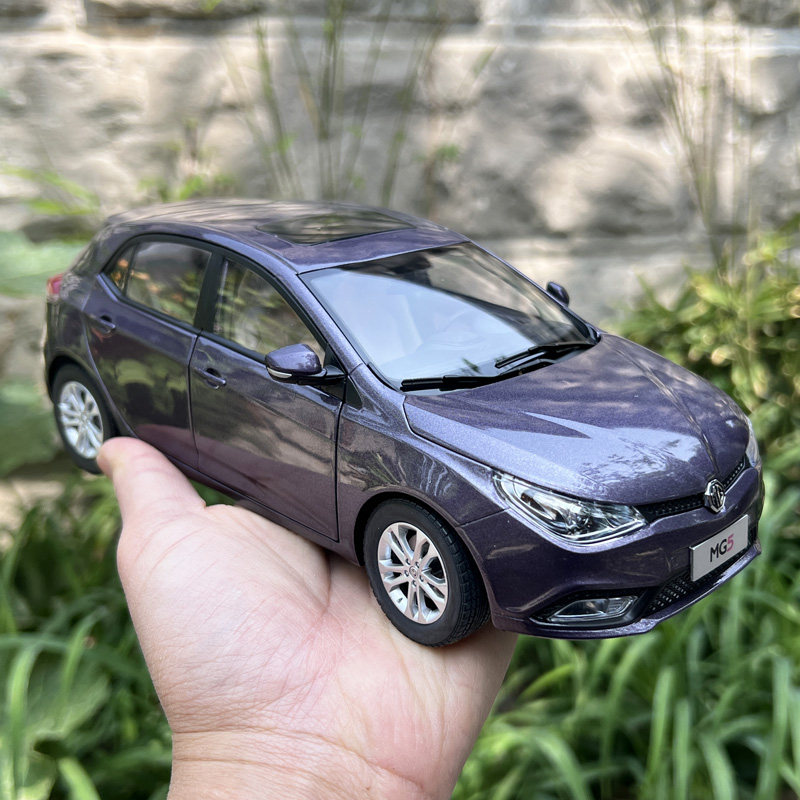 1:18原厂汽车模型 上汽名爵 MG 5 MG5 仿真合金收藏送人礼品