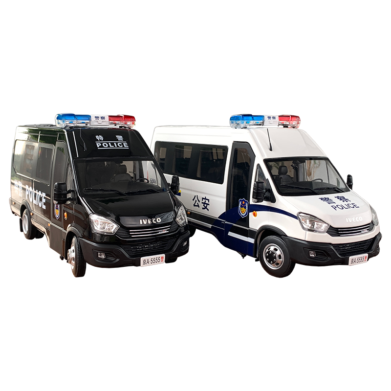 原厂南京依维柯欧胜合金收藏警车