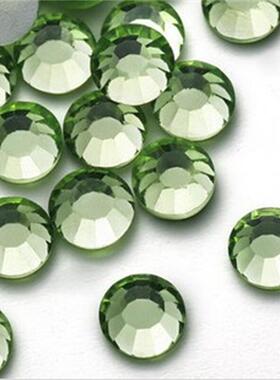 【1440颗】国产平底钻国贸AA级PERIDOT浅绿美甲水钻手机贴衣服钻