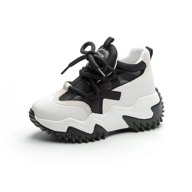 30313233小码真皮内增高2024年新款小个子休闲百搭增高鞋女老爹鞋