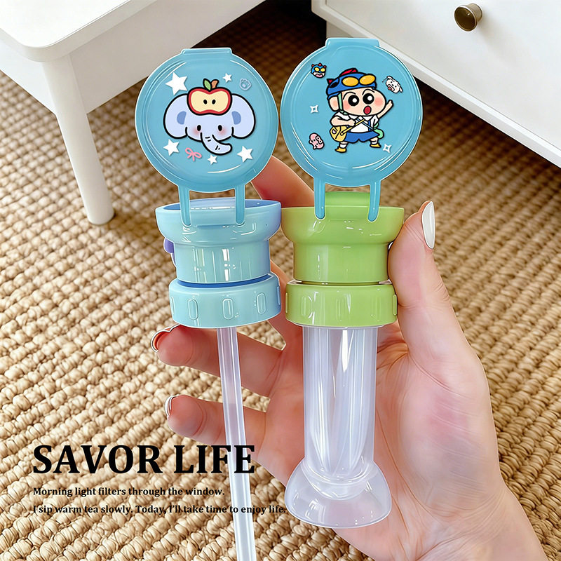 可爱外出矿泉水瓶吸管盖喝水吸嘴带饮料瓶盖防呛水转换头通用图片