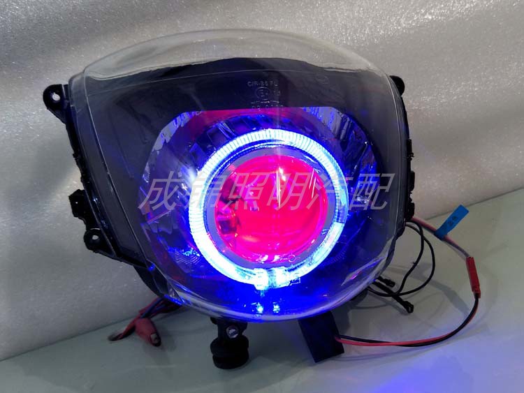 比亚乔淑女改装双光透镜氙气灯