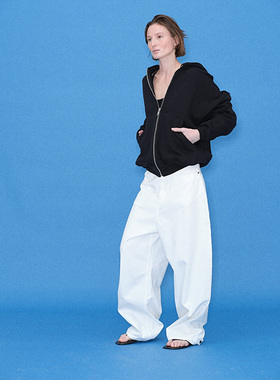 FSG 680克加厚螺纹连帽慵懒卫衣