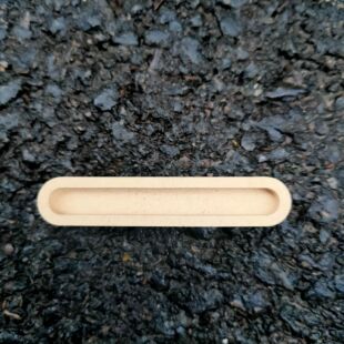 瓷舟开元测硫仪定硫仪两头圆样舟石英舟5E-3200型3200S3200B黄色