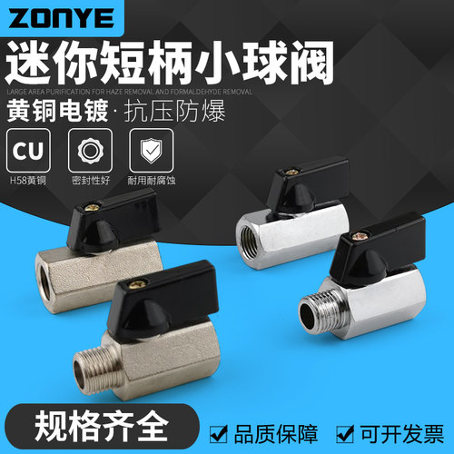 内外丝微型开关小球阀
